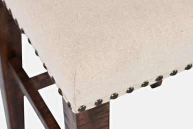 Vista Herringbone Oak Counter Height 4-Piece Console Dining Set