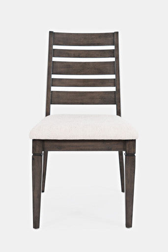 Crossroad Contemporary Upholstered Ladderback Dining Chair (Set of 2)