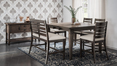 Crossroad Contemporary 54" Counter Height Dining Table