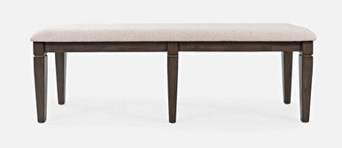 Crossroad 58" Contemporary Upholstered Dining Bench