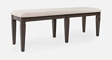 Crossroad 58" Contemporary Upholstered Dining Bench