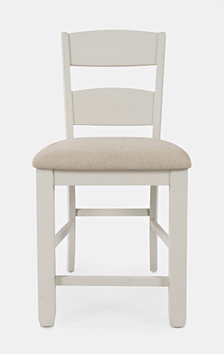 Denny Upholstered Ladderback Stool - Set of 2