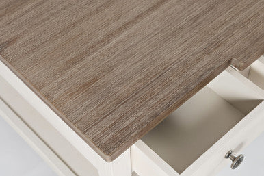 Farmhouse 52" 3-Drawer Coffee Table with Shelf