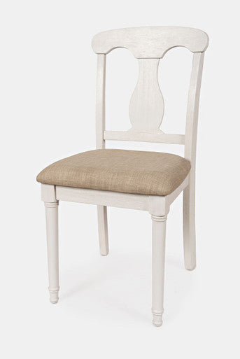 Orchard Upholstered Farmhouse Desk Chair with Hand-Brushed Finish