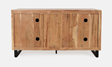 Geometrix 63" Modern Abstract Cube Accent Cabinet