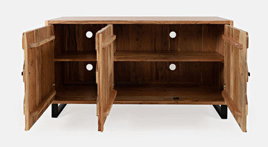 Geometrix 63" Modern Abstract Cube Accent Cabinet