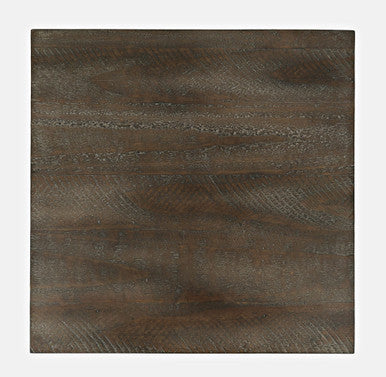 Jason Farmhouse Distressed Solid Wood End Table with Drawer