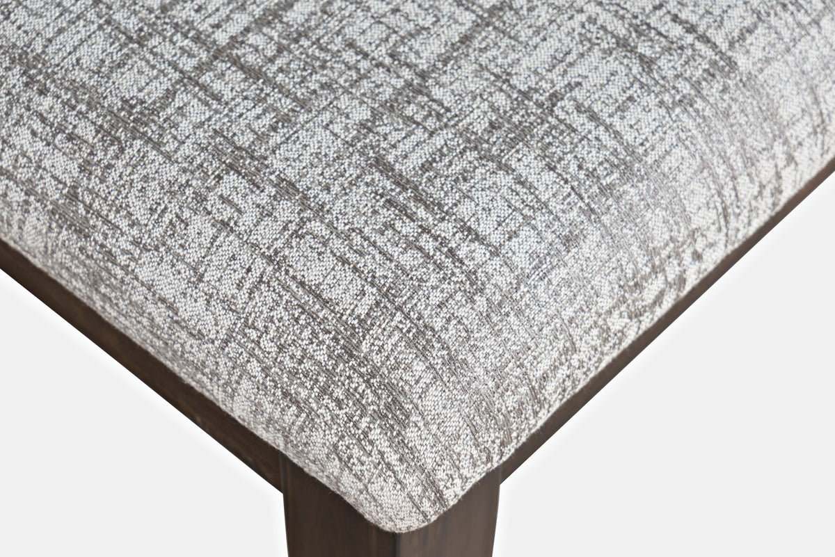 45" Upholstered Dining Bench – Solid Acacia Wood