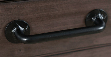 Compact Desk with Built-In USB Ports and Power Outlets