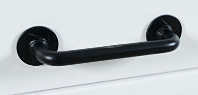 Compact Desk with Built-In USB Ports and Power Outlets