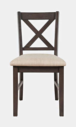 Hilltop X-Back Desk Chair with Upholstered Seat