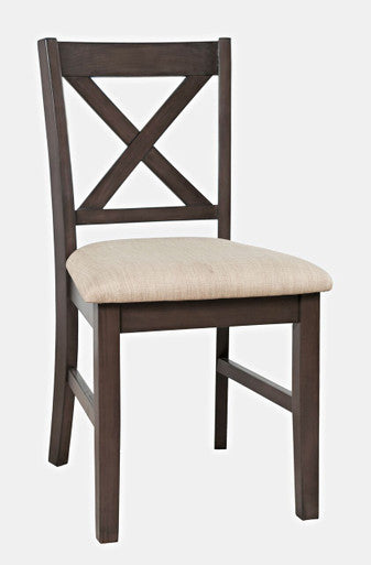 Hilltop X-Back Desk Chair with Upholstered Seat