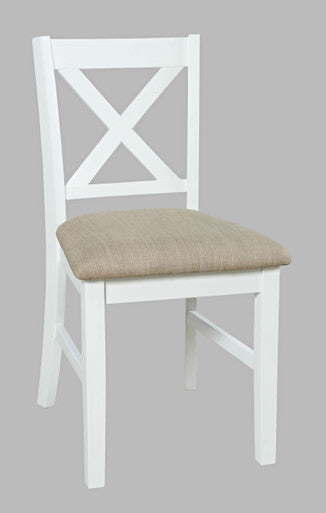 Hilltop X-Back Desk Chair with Upholstered Seat