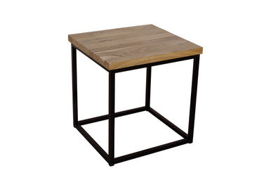 Amos Solid Wood Modern End Table