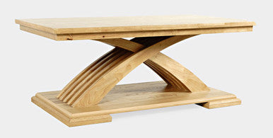 Garland Contemporary 48" Curved Base Coffee Table