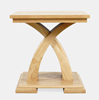Garland Contemporary Curved Base End Table