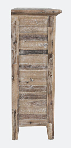 48" Coastal Charm Accent Cabinet - Acacia Wood with Four Doors