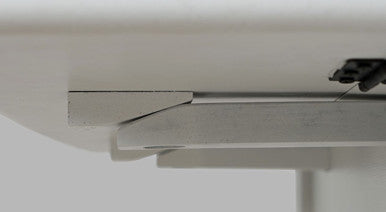 Tidal Dawn Coastal Wire-Brushed Acacia Drop-Leaf Dining Table