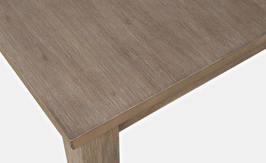 Tidal Dawn Wire-Brushed Acacia 66" Extendable Dining Table