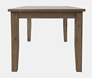 Tidal Dawn Wire-Brushed Acacia 66" Extendable Dining Table