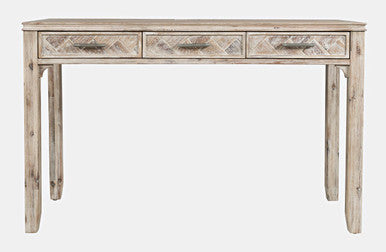 Urban Mid-Century Modern Chevron USB Charging Desk