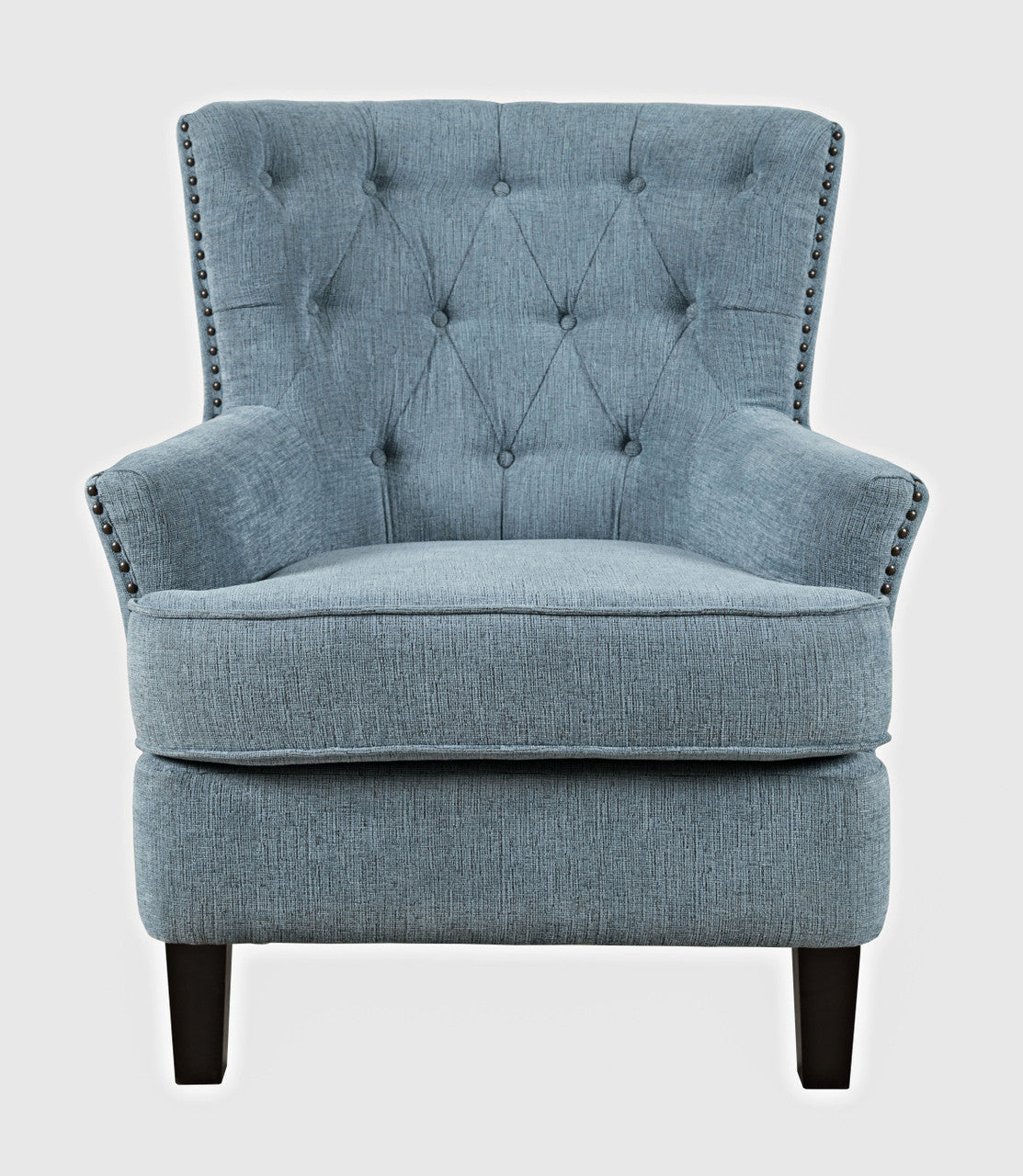 Bryce Transitional Accent Chair with Nail-head Trim