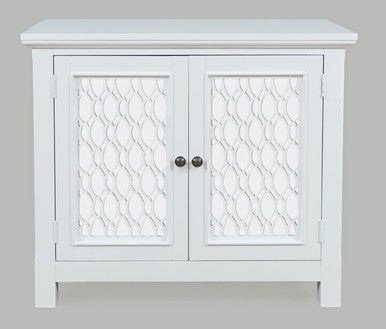 Bella 38" Luxury Mirrored Accent Storage Cabinet