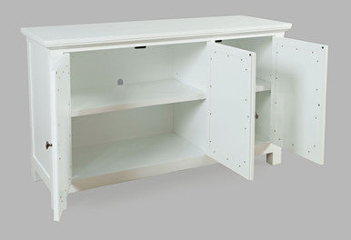 Bella 54" Luxury Mirrored Accent Storage Cabinet