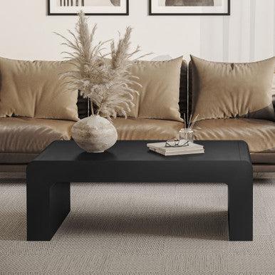 Manhattan 50" Mid-Century Modern Solid Wood Coffee Table