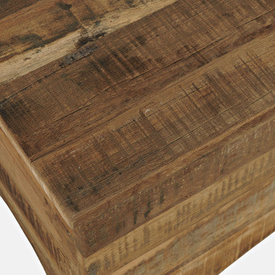 36" Rustic Reclaimed Solid Wood Storage Chest Cabinet