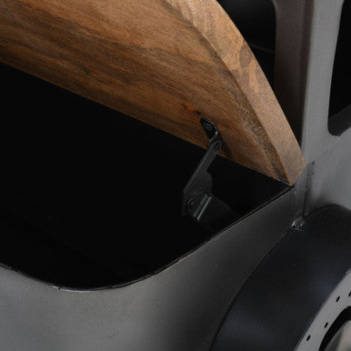 Glory Days Roadie 41" Vintage Truck Coffee Table with Storage