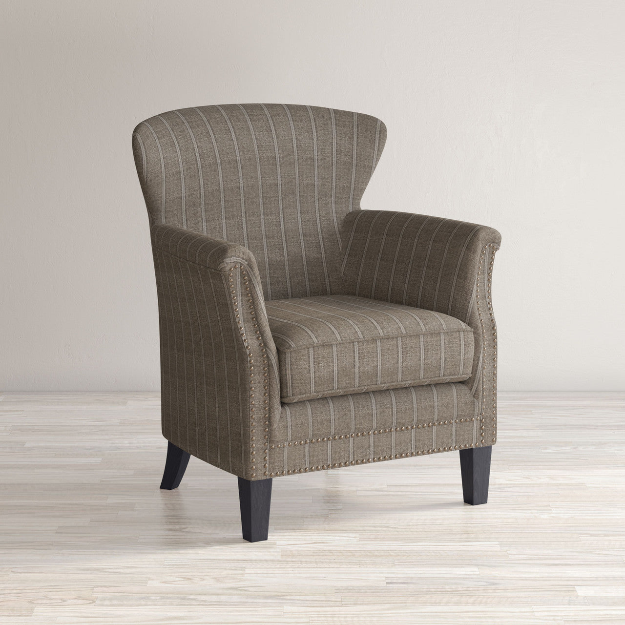 Layla Classic Upholstered Accent Chair with Nail head Trim