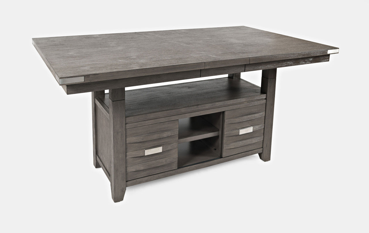 Altavista Rectangle 72" Dining Table with Adjustable Height