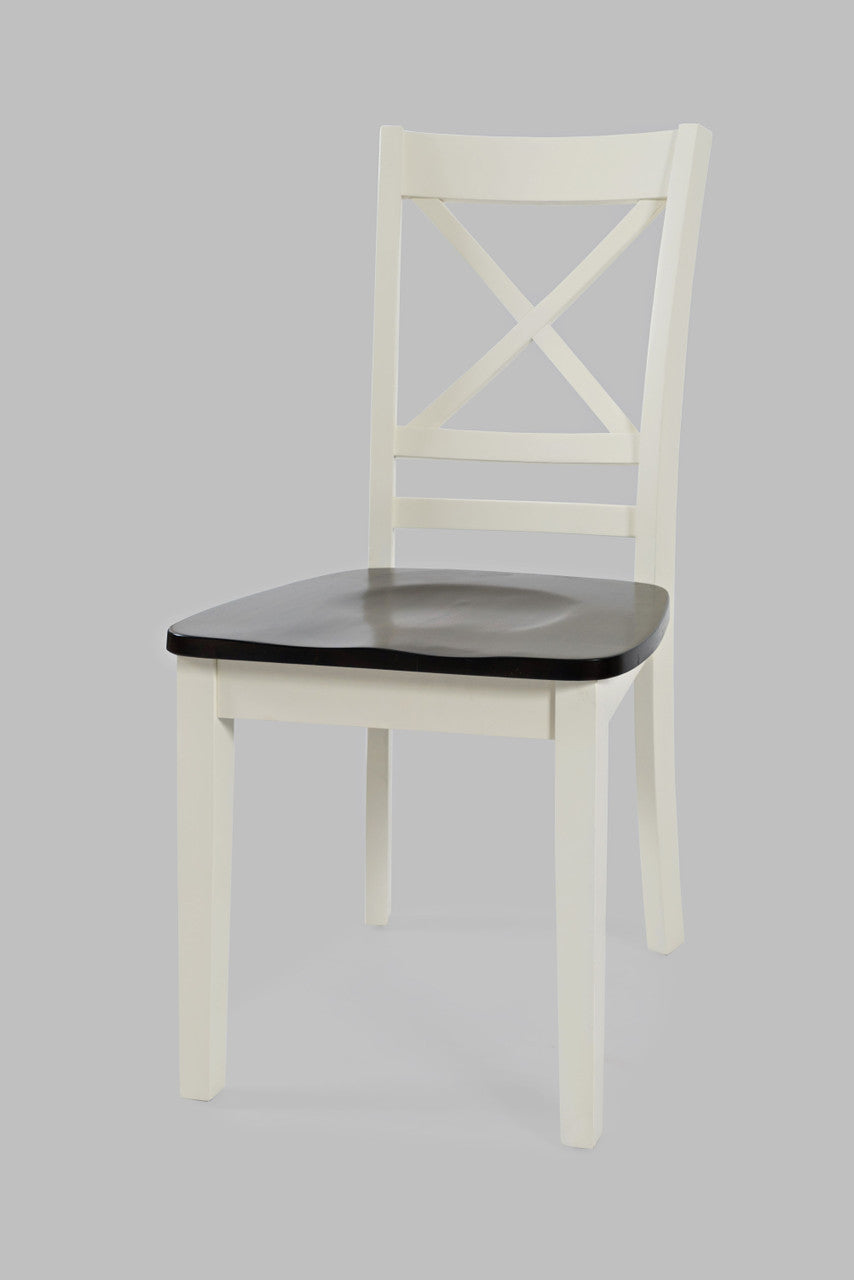 Cedar Cove Solid Acacia Farmhouse X-Back Chair (Set of 2)