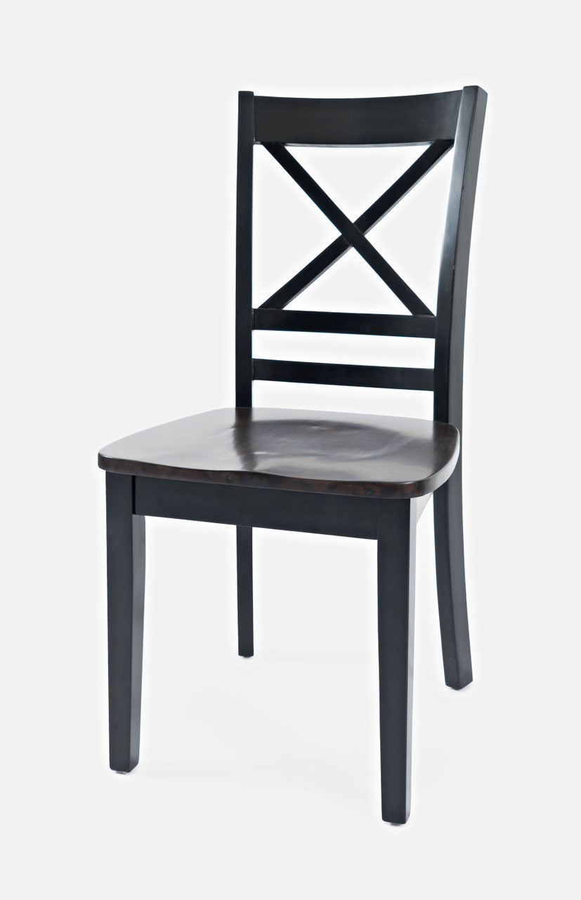 Cedar Cove Solid Acacia Farmhouse X-Back Chair (Set of 2)