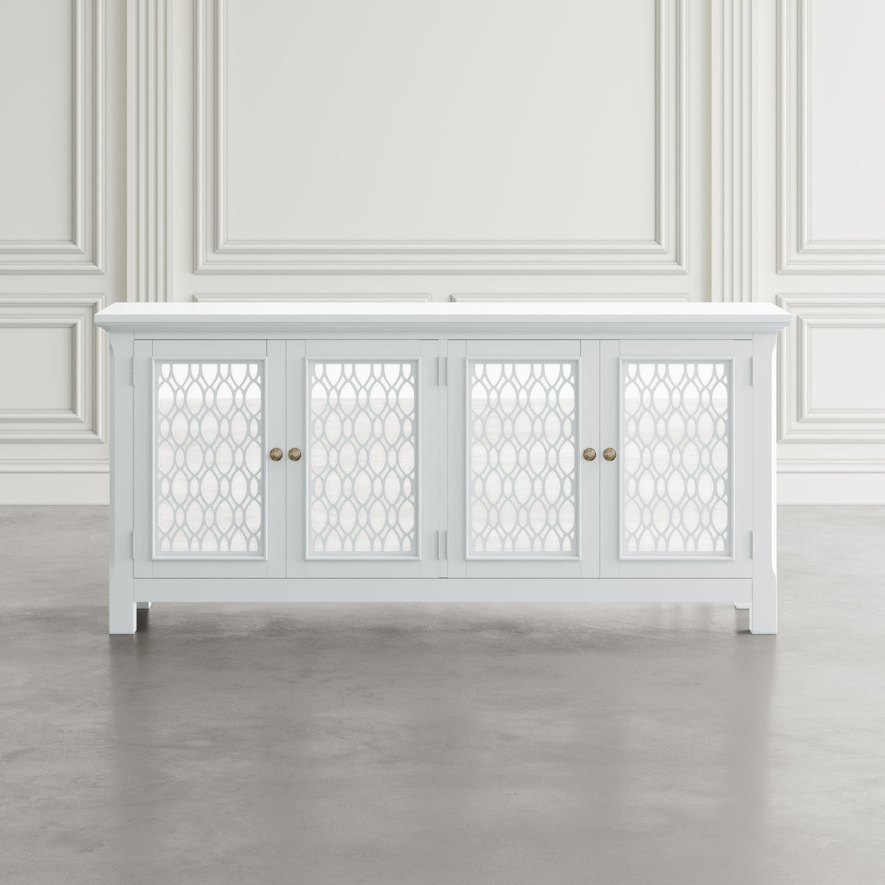 Bella 69" Luxury Mirrored Sideboard Storage Cabinet