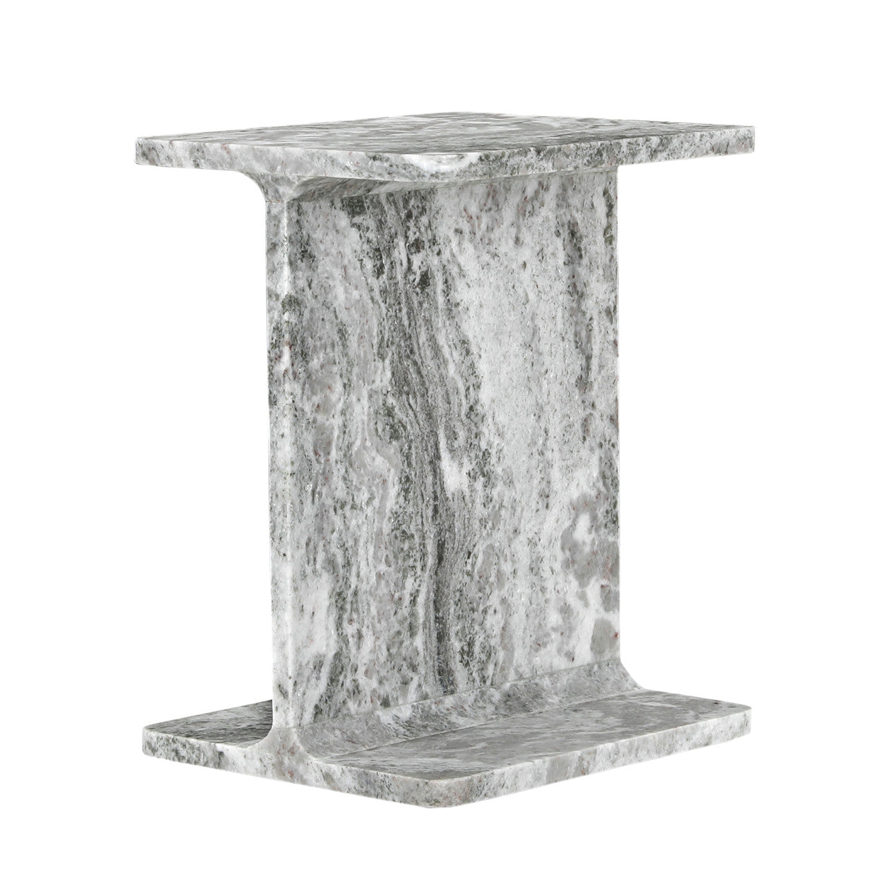 Henry Luxury Genuine Solid Marble Icon End Table