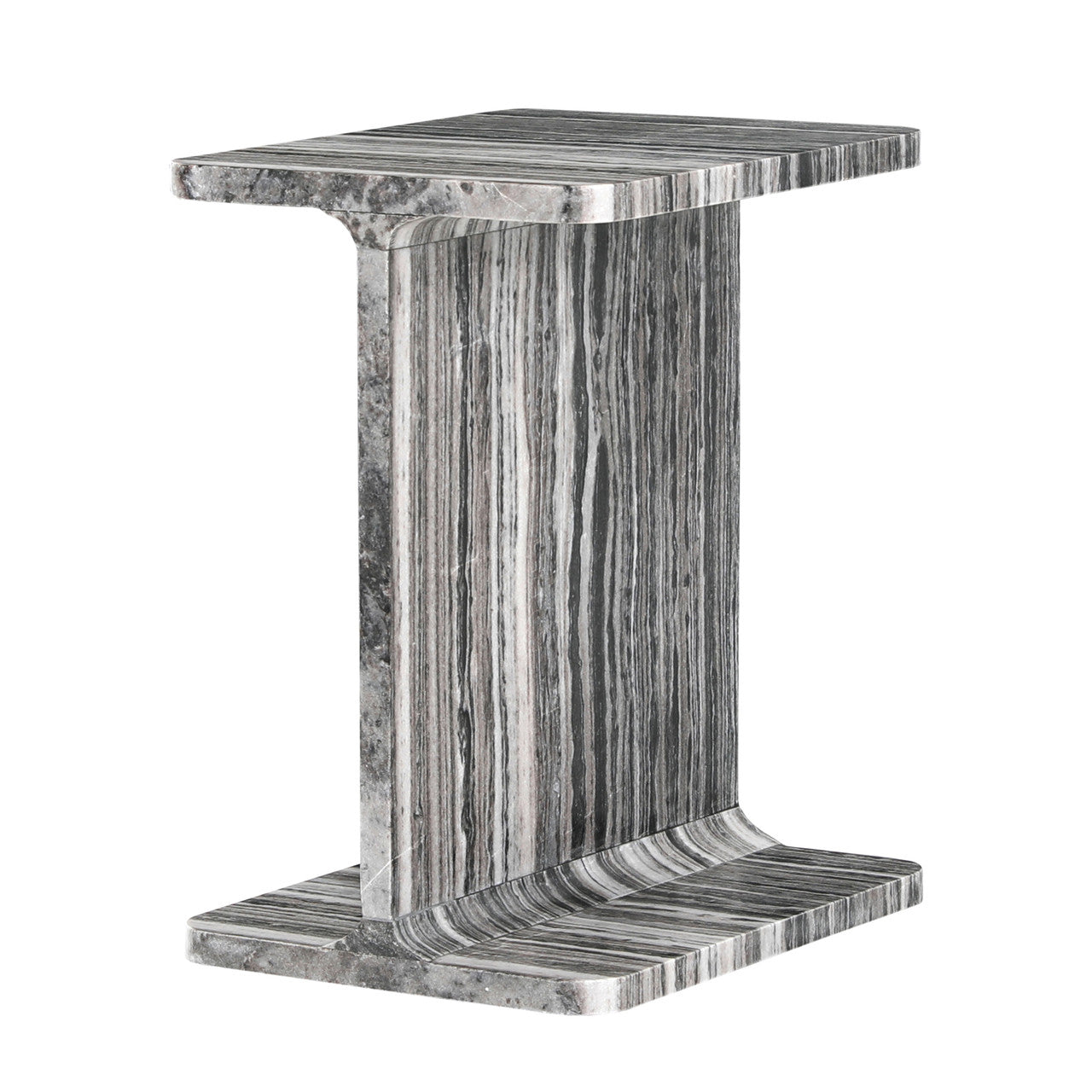 Henry Luxury Genuine Solid Marble Icon End Table