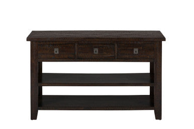 Lagoon 50" Distressed Rustic Solid Wood Sofa Console Table