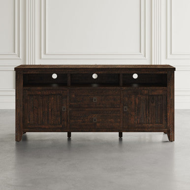 Lagoon Distressed Rustic Solid Wood 70" TV Stand