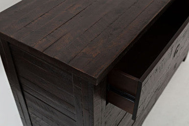 Lagoon Distressed Rustic Solid Acacia Nine-Drawer Dresser