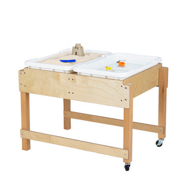 Childrens Dual Sand and Water Play Table