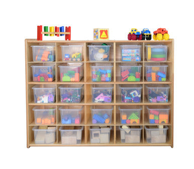 Contender 25 Cubbies Cabinet with Translucent Trays