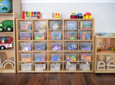 Contender 25 Cubbies Cabinet with Translucent Trays
