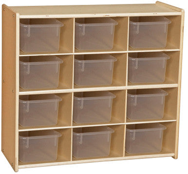 Contender 12 Section Storage with Translucent Bins