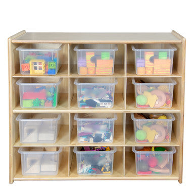 Contender 12 Section Storage with Translucent Bins