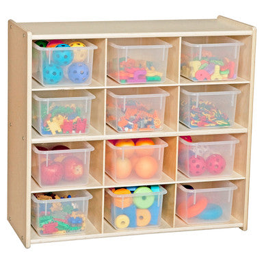 Contender 12 Section Storage with Translucent Bins