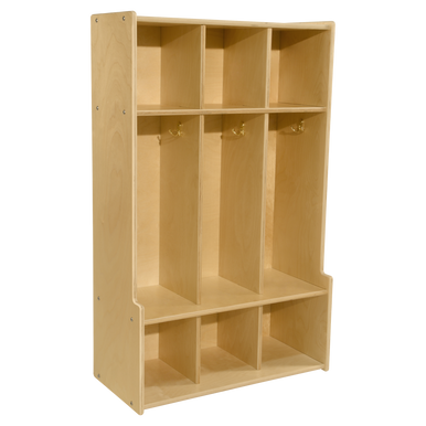 Contender 3-Section Coat Locker with Bench