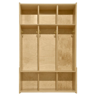 Contender 3-Section Coat Locker with Bench