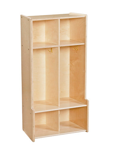 Contender 2-Section Coat Locker with Bench & Cubby Storage